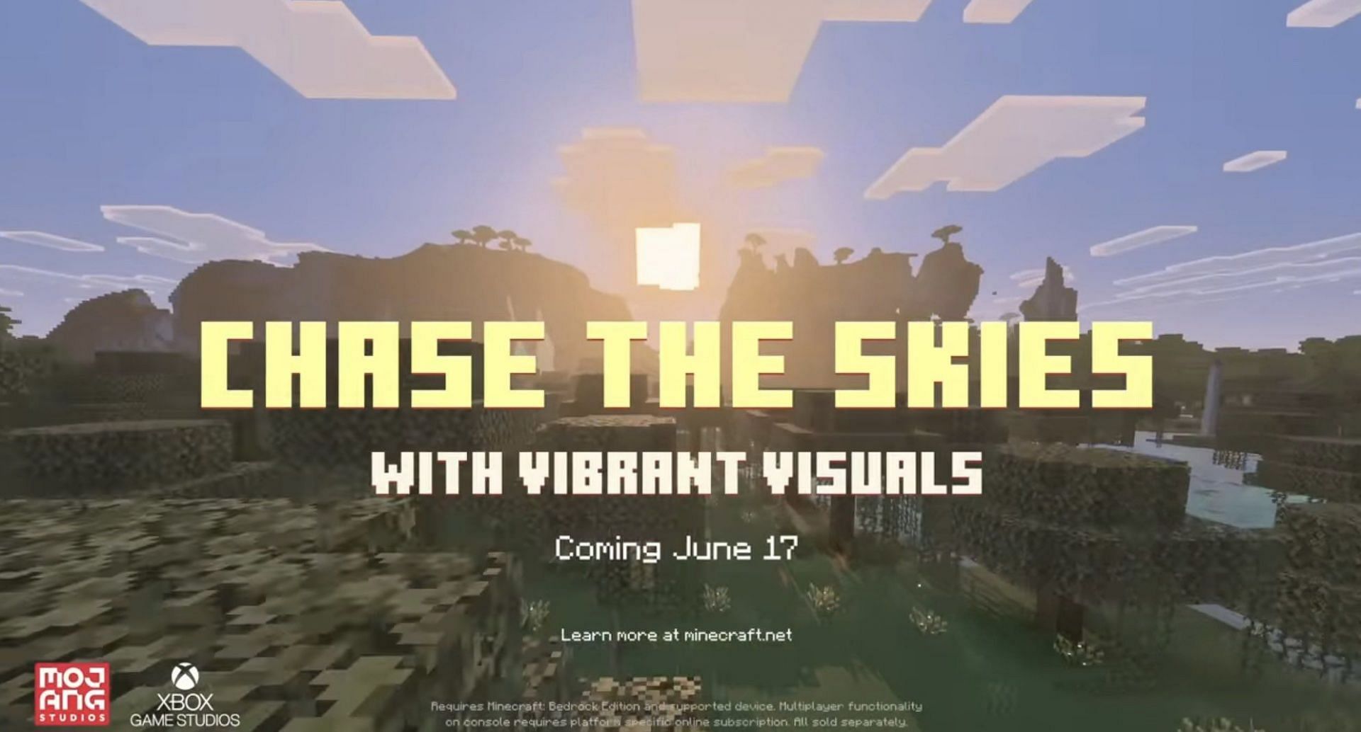 Chase the Skies arrives on June 17,2025 (Image via Mojang Studios)